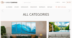Desktop Screenshot of mygreatcanvas.com