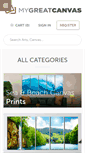 Mobile Screenshot of mygreatcanvas.com